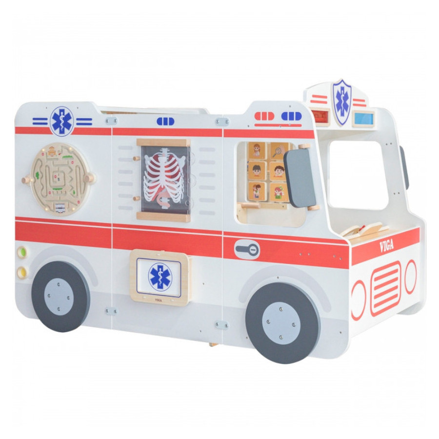 Duży ambulans z akcesoriami / Viga Duży ambulans z akcesoriami / Viga