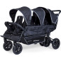 Wózek 6-osobowy do żłobka Sixseater Black / Childhome