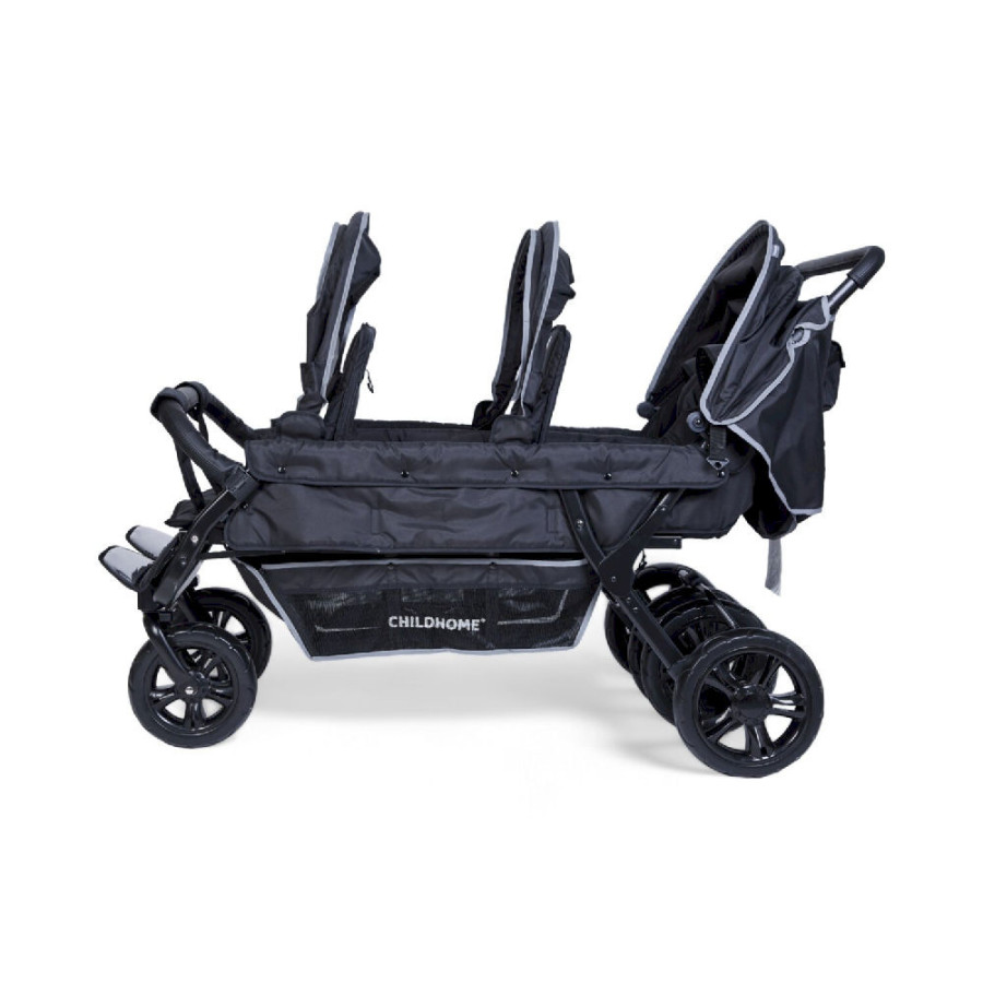 Wózek 6-osobowy do żłobka Sixseater Black / Childhome