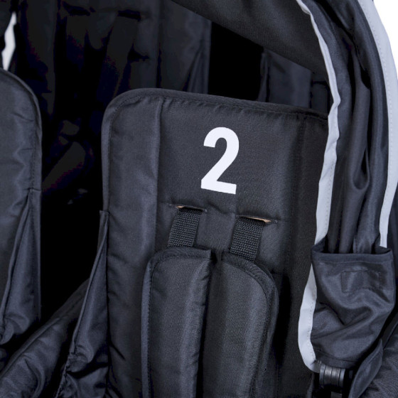 Wózek 6-osobowy do żłobka Sixseater Black / Childhome