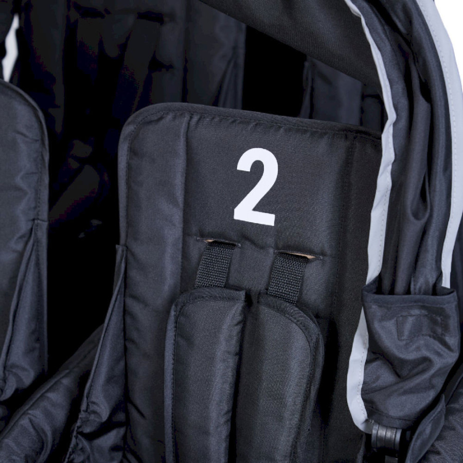 Wózek 6-osobowy do żłobka Sixseater Black / Childhome