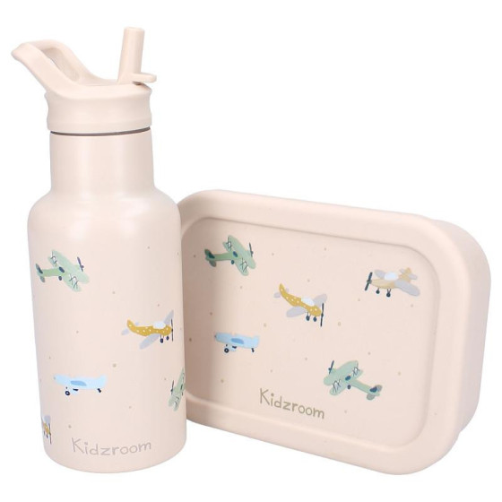 Bidon z ustnikiem 350 ml Small Aeroplane / Kidzroom