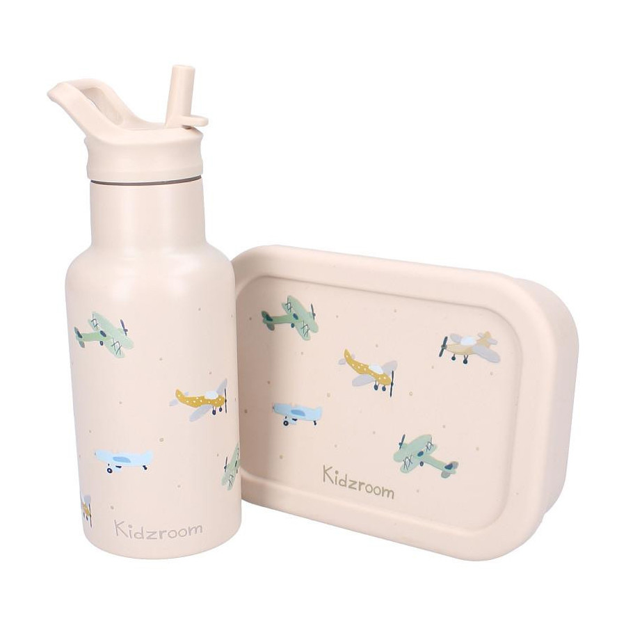 Bidon z ustnikiem 350 ml Small Aeroplane / Kidzroom
