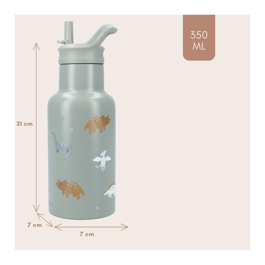 Bidon z ustnikiem 350 ml Small Dino / Kidzroom