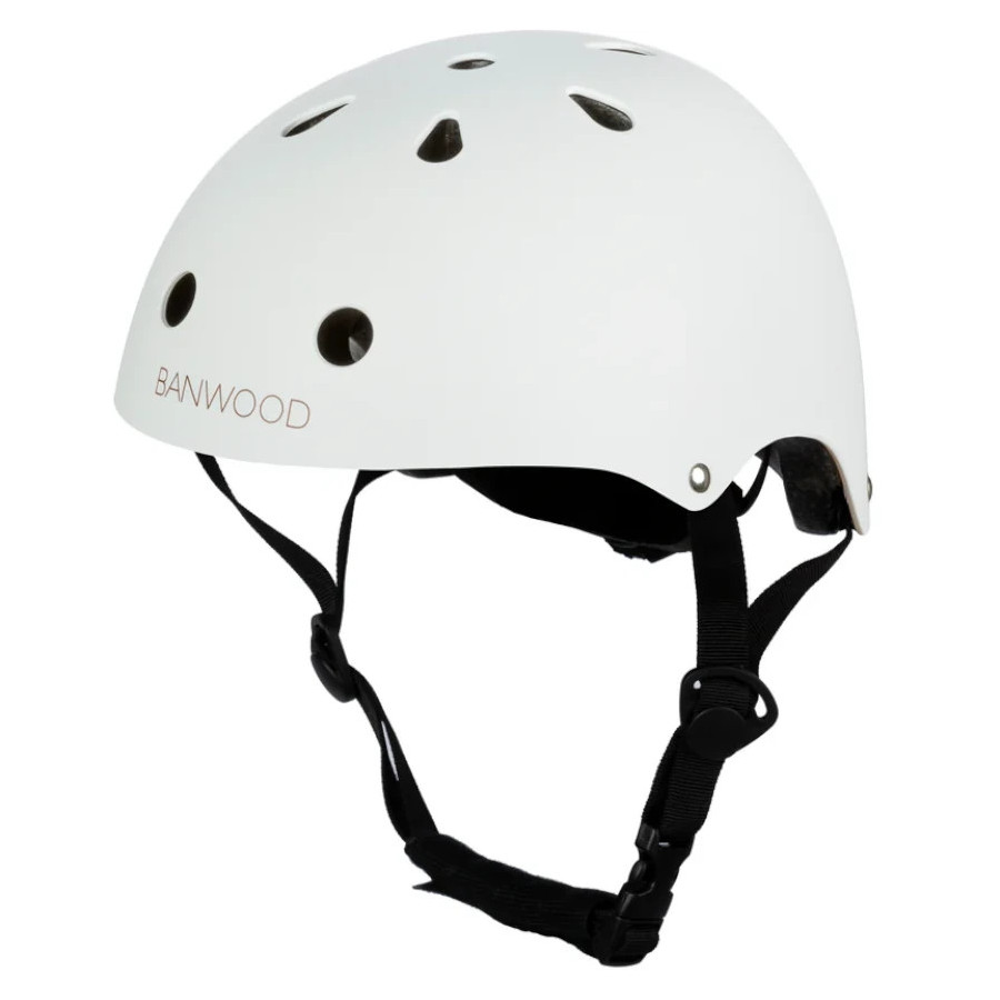 Kask dziecięcy rowerowy 3-7 lat White / Banwood Kask dziecięcy rowerowy 3-7 lat White / Banwood