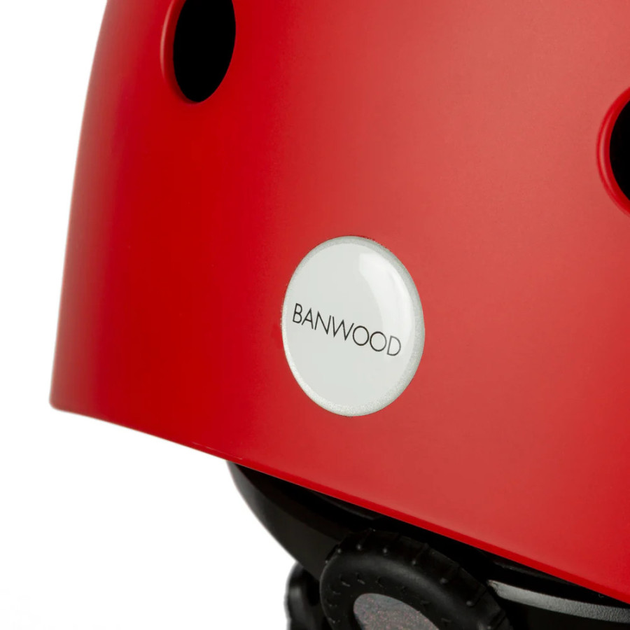 Kask dziecięcy rowerowy 3-7 lat Red / Banwood