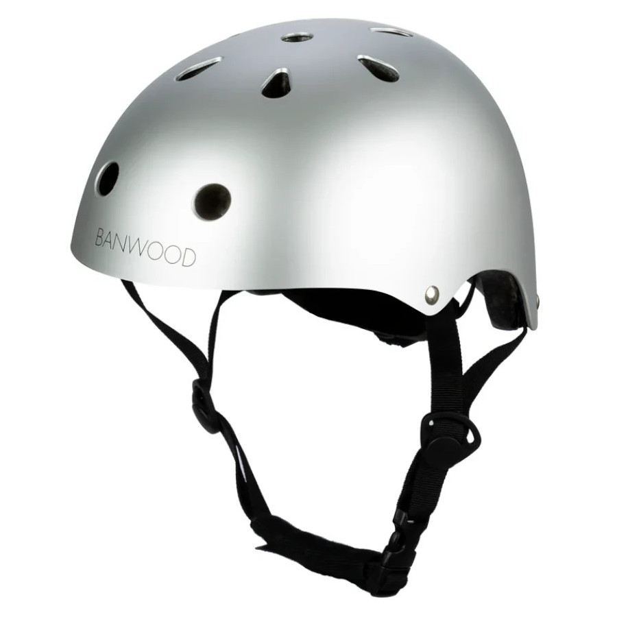 Kask dziecięcy rowerowy 3-7 lat Chrome / Banwood Kask dziecięcy rowerowy 3-7 lat Chrome / Banwood