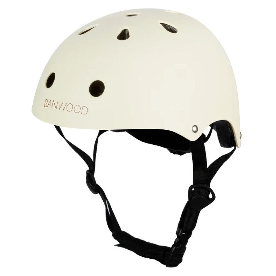 Kask dziecięcy rowerowy 3-7 lat Cream / Banwood Kask dziecięcy rowerowy 3-7 lat Cream / Banwood