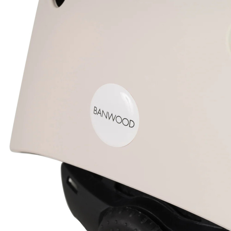 Kask dziecięcy rowerowy Eco 3-7 lat Ivory / Banwood