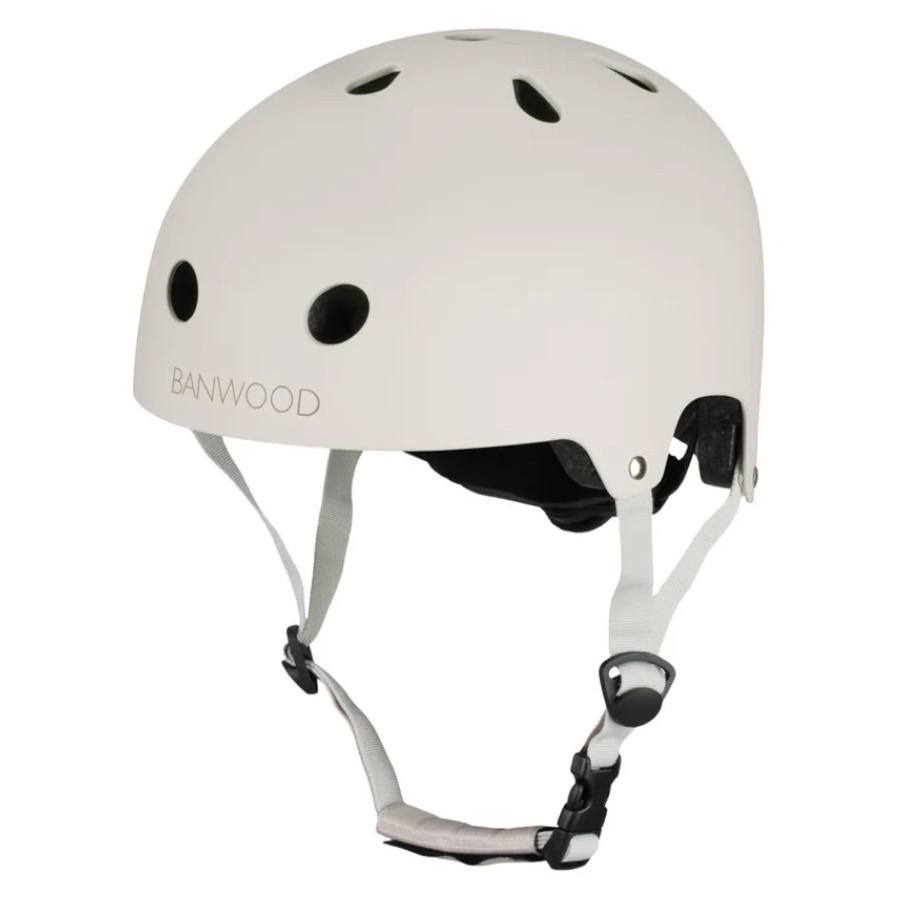 Kask dziecięcy rowerowy Eco 3-7 lat Ivory / Banwood Kask dziecięcy rowerowy Eco 3-7 lat Ivory / Banwood