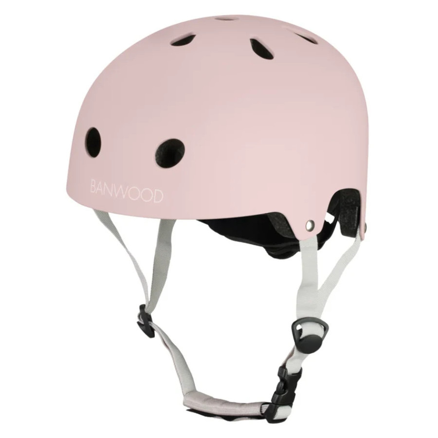 Kask dziecięcy rowerowy Eco 3-7 lat Faded pink / Banwood Kask dziecięcy rowerowy Eco 3-7 lat Faded pink / Banwood