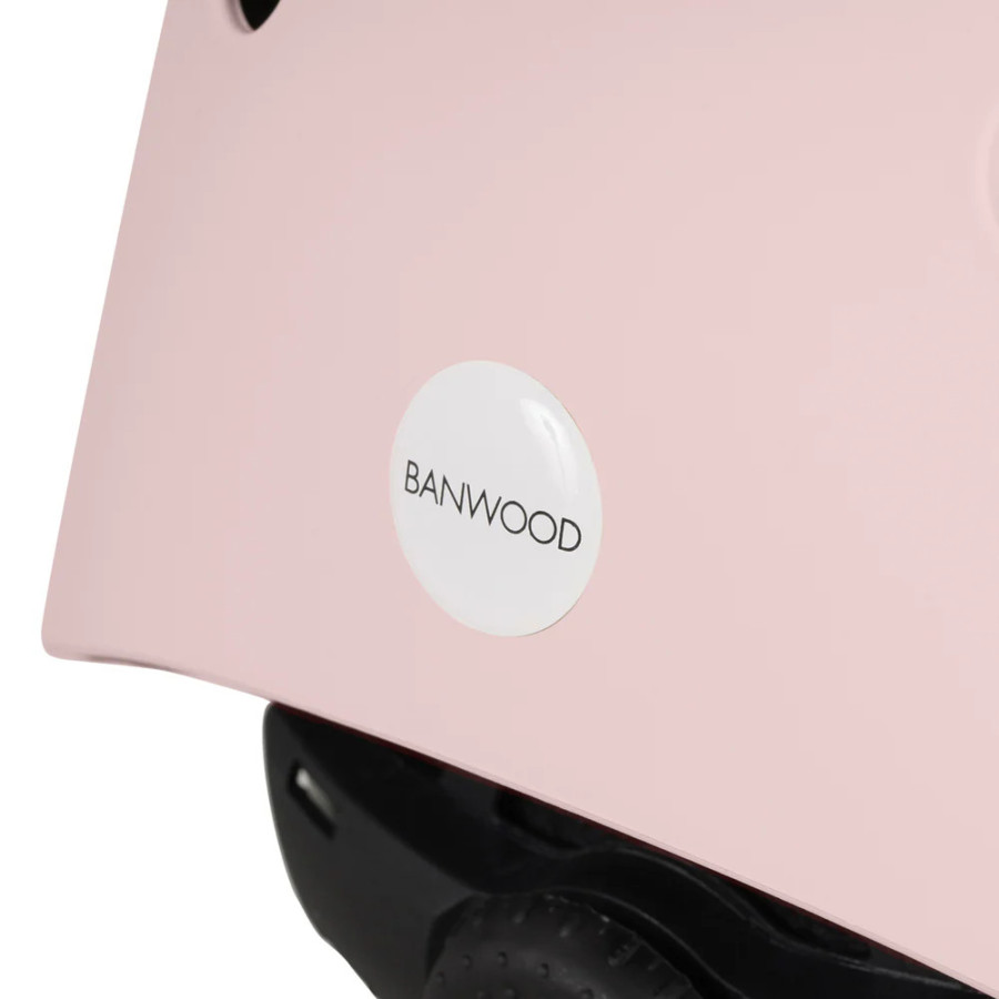 Kask dziecięcy rowerowy Eco 3-7 lat Faded pink / Banwood