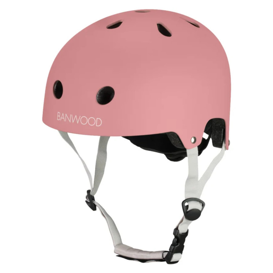 Kask dziecięcy rowerowy Eco 3-7 lat Raspberry / Banwood Kask dziecięcy rowerowy Eco 3-7 lat Raspberry / Banwood