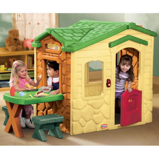 Domek ogrodowy ze stoliczkiem i krzesełkami Clasic / Little Tikes