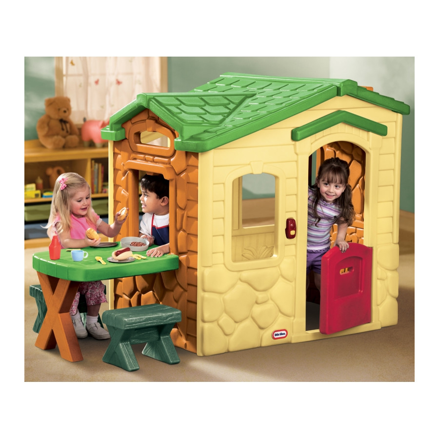 Domek ogrodowy ze stoliczkiem i krzesełkami Clasic / Little Tikes