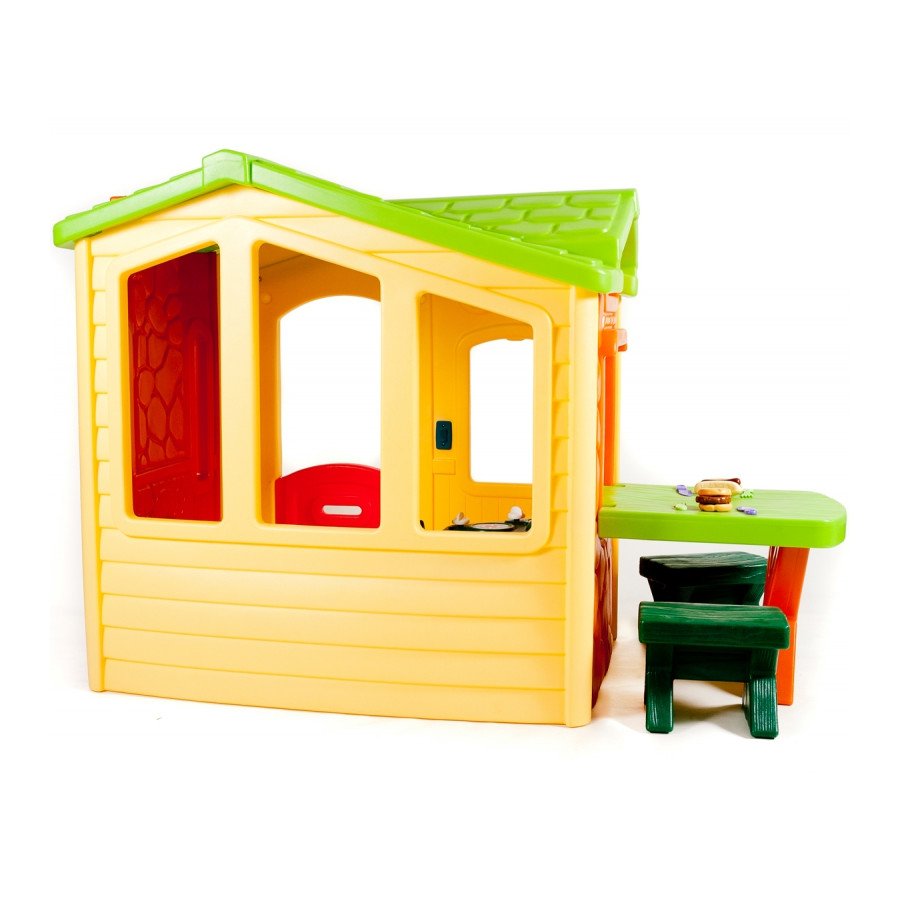 Domek ogrodowy ze stoliczkiem i krzesełkami Clasic / Little Tikes