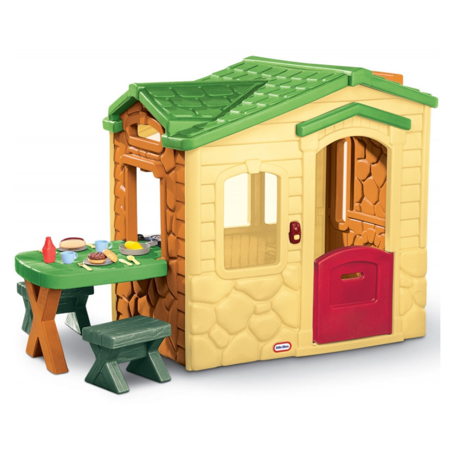 Domek ogrodowy ze stoliczkiem i krzesełkami Clasic / Little Tikes Domek ogrodowy ze stoliczkiem i krzesełkami Clasic / Little Tikes