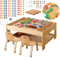 Stół edukacyjny + akcesoria STEM Wall + 563 klocków / Masterkidz Stół edukacyjny + akcesoria STEM Wall + 563 klocków / Masterkidz
