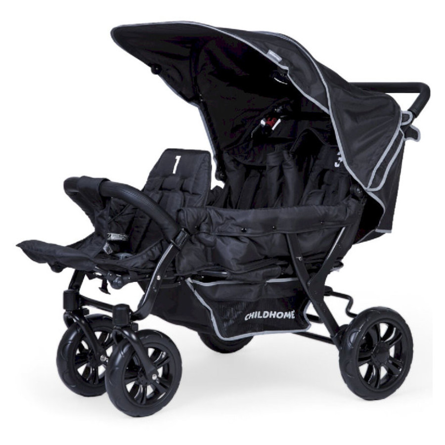 Wózek spacerowy do żłobka 3-osobowy Triplet / Childhome