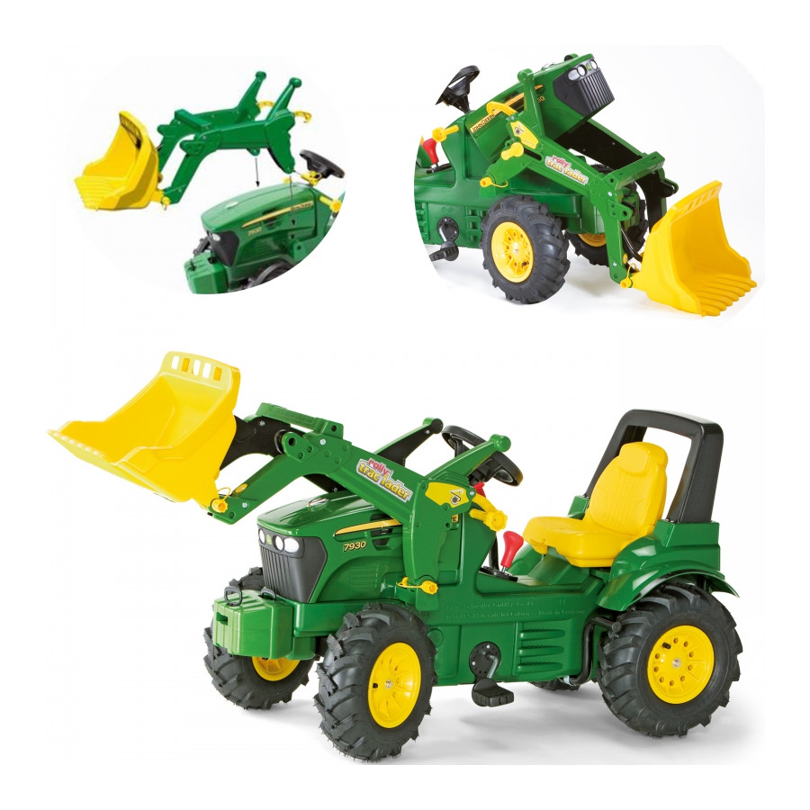 Traktor na pedały z łyżką John Deere / Rolly Toys