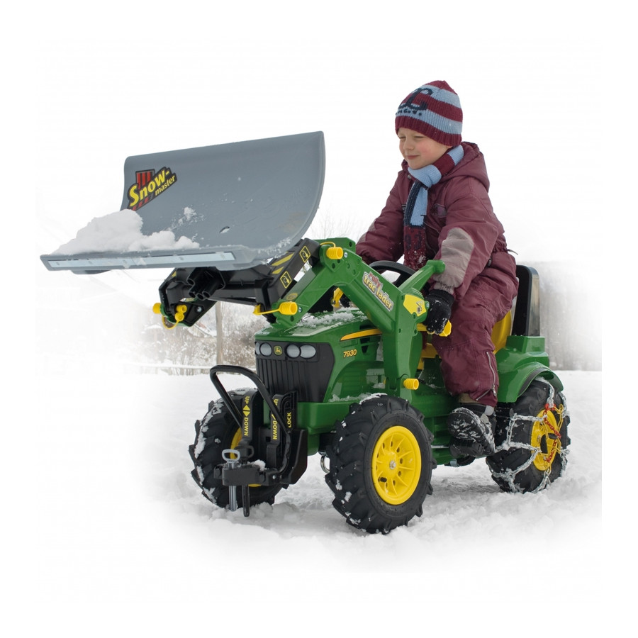 Traktor na pedały z łyżką John Deere / Rolly Toys