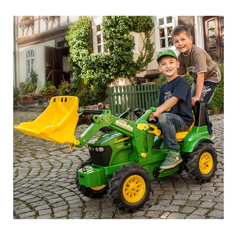 Traktor na pedały z łyżką John Deere / Rolly Toys