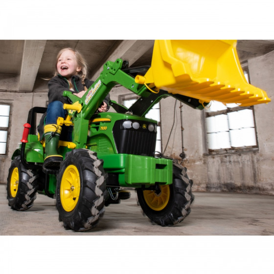 Traktor na pedały z łyżką John Deere / Rolly Toys