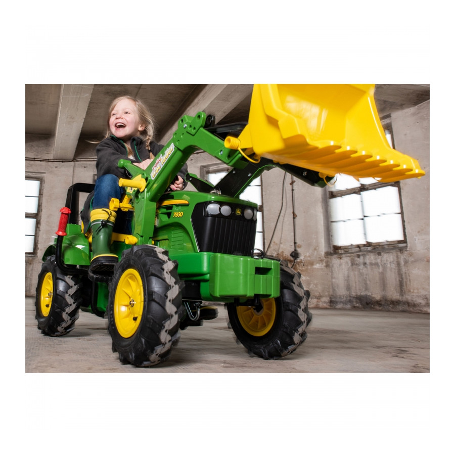 Traktor na pedały z łyżką John Deere / Rolly Toys