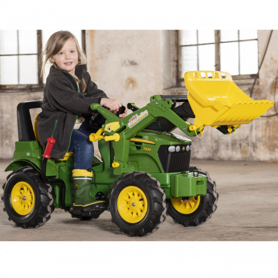 Traktor na pedały z łyżką John Deere / Rolly Toys