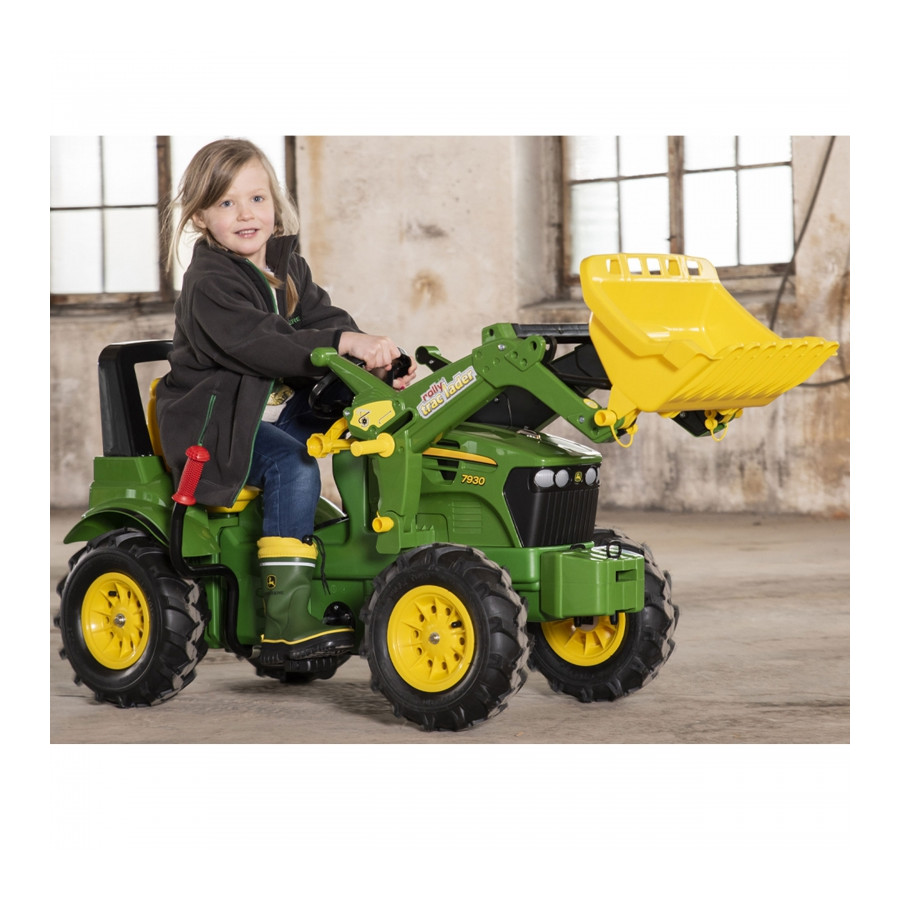 Traktor na pedały z łyżką John Deere / Rolly Toys