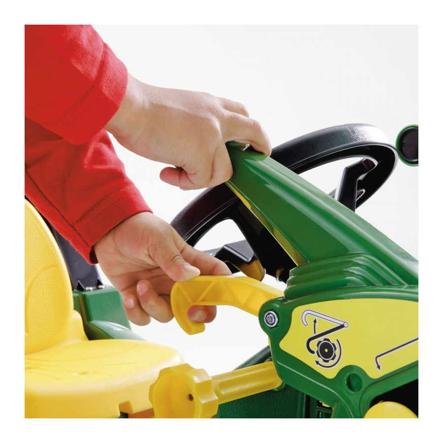 Traktor na pedały z łyżką John Deere / Rolly Toys