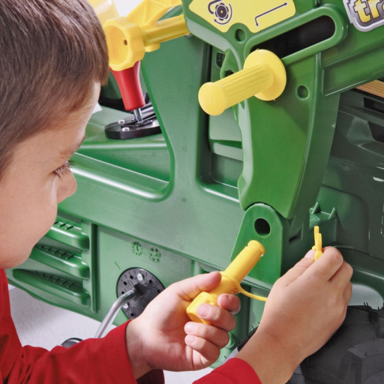 Traktor na pedały z łyżką John Deere / Rolly Toys