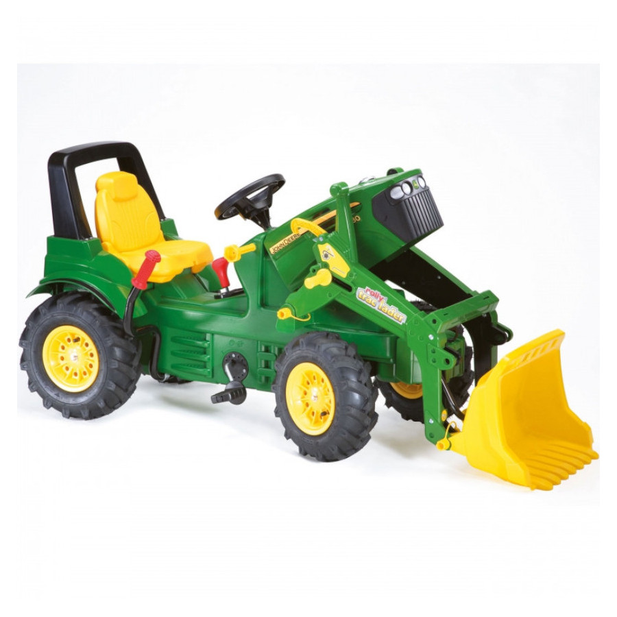 Traktor na pedały z łyżką John Deere / Rolly Toys Traktor na pedały z łyżką John Deere / Rolly Toys