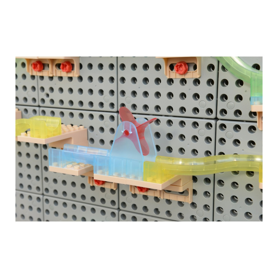 Zestaw 440 elementów konstrukcyjnych do tablicy STEM / Masterkidz