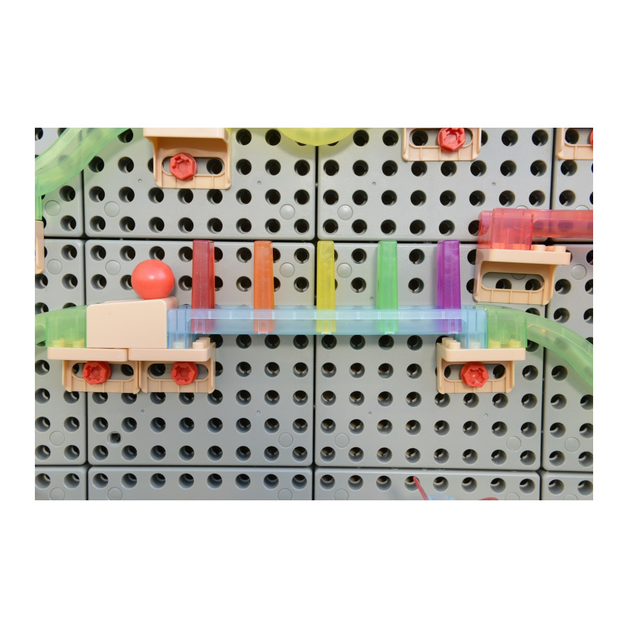 Zestaw 440 elementów konstrukcyjnych do tablicy STEM / Masterkidz