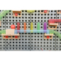 Zestaw 440 elementów konstrukcyjnych do tablicy STEM / Masterkidz Zestaw 440 elementów konstrukcyjnych do tablicy STEM / Masterkidz