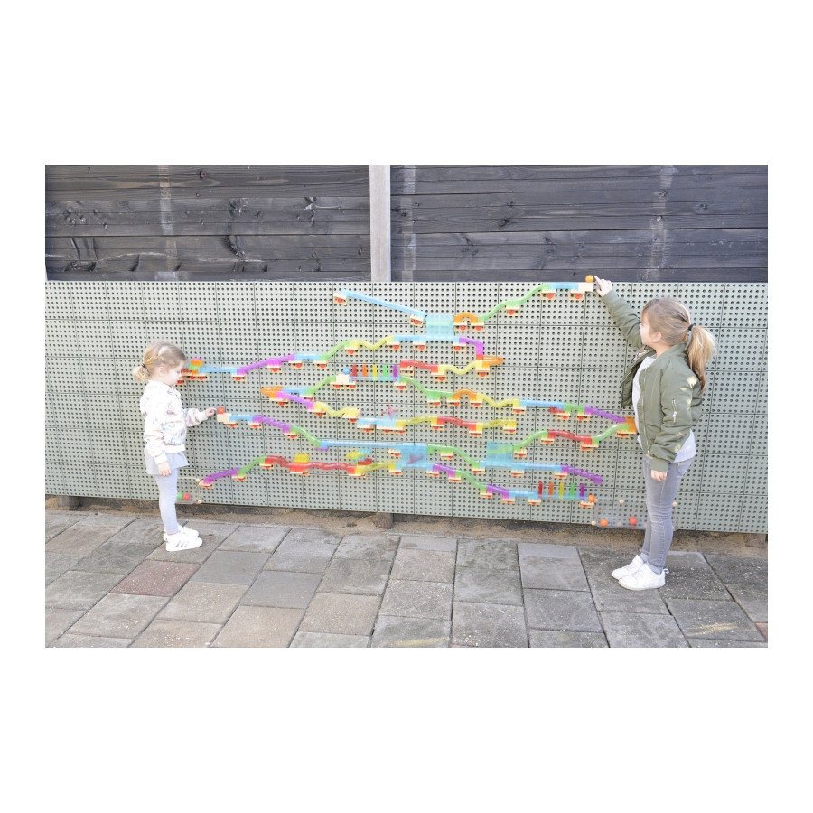 Zestaw 440 elementów konstrukcyjnych do tablicy STEM / Masterkidz