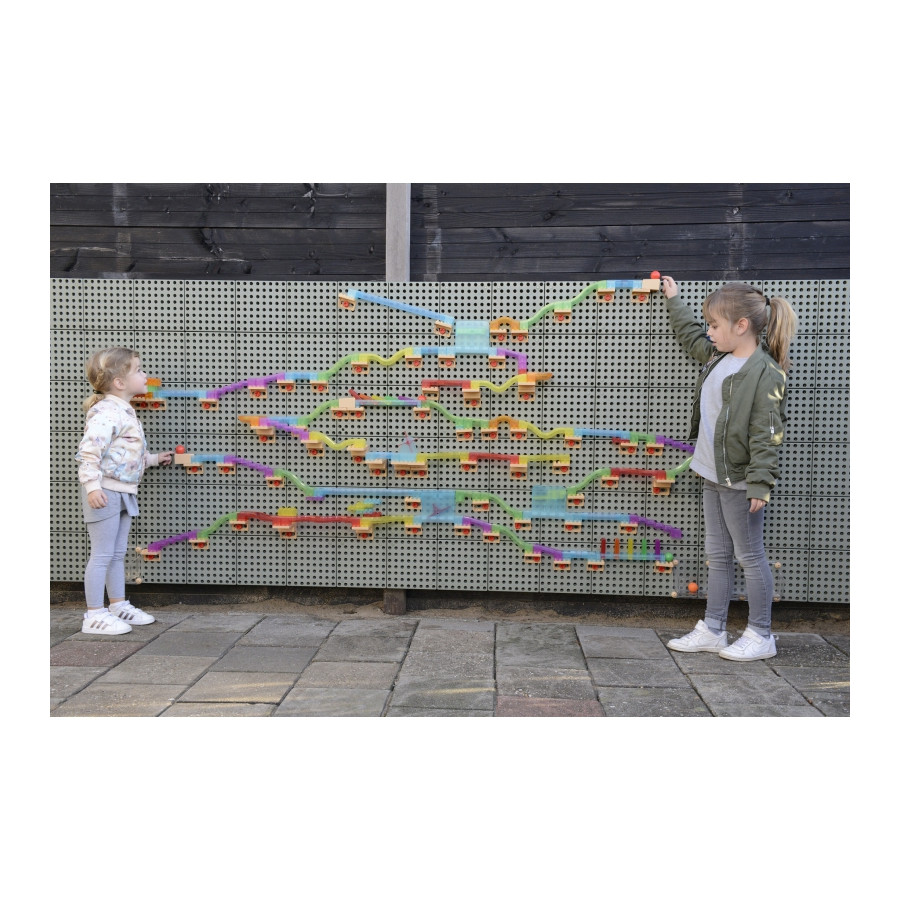 Zestaw 440 elementów konstrukcyjnych do tablicy STEM / Masterkidz