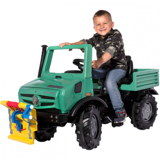 Ciężarówka z wyciągarką na pedały Mercedes-Benz Forst / Rolly Toys