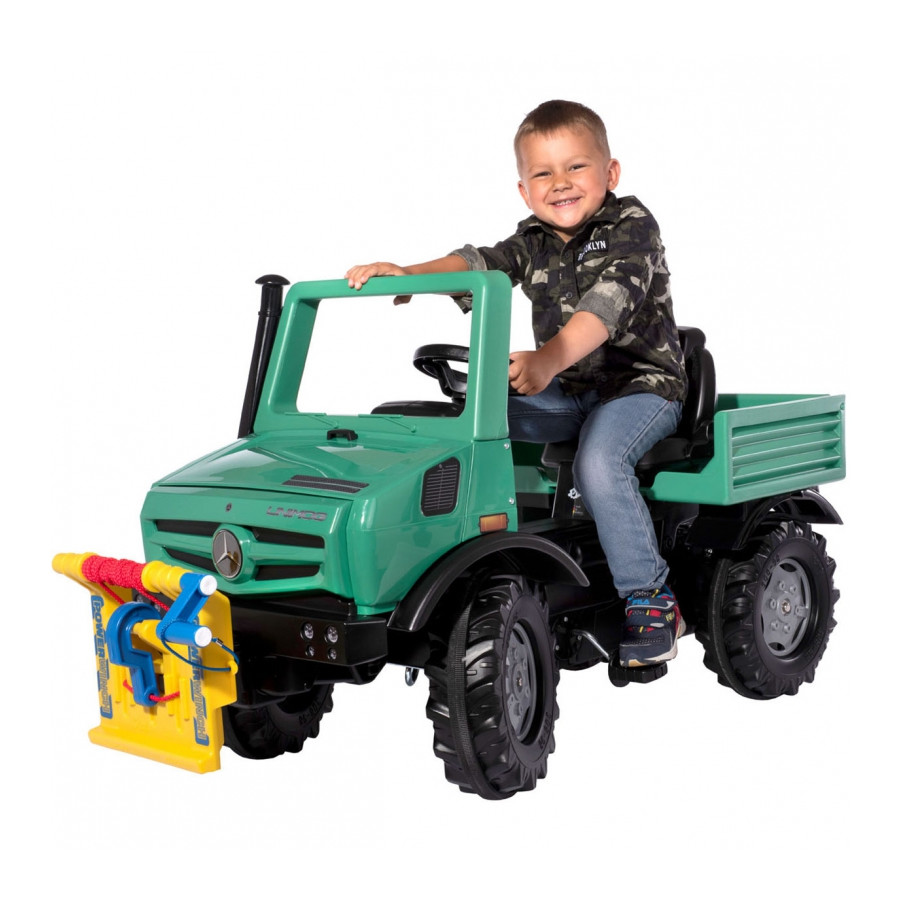 Ciężarówka z wyciągarką na pedały Mercedes-Benz Forst / Rolly Toys
