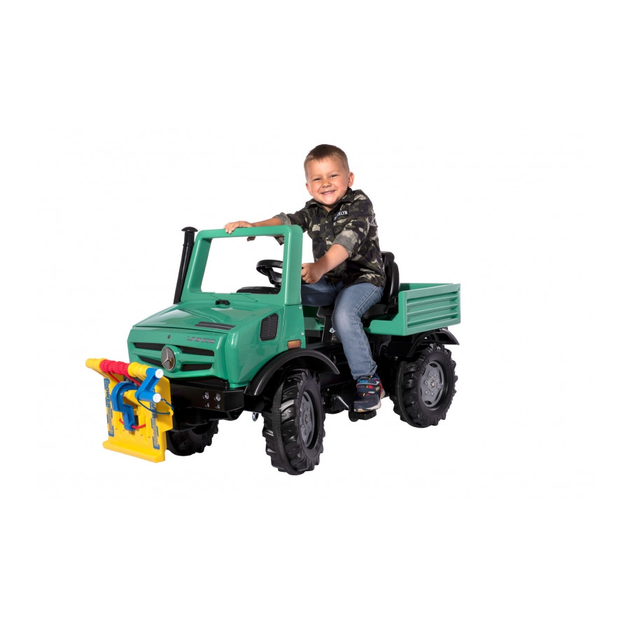 Ciężarówka z wyciągarką na pedały Mercedes-Benz Forst / Rolly Toys