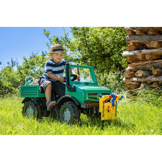Ciężarówka z wyciągarką na pedały Mercedes-Benz Forst / Rolly Toys