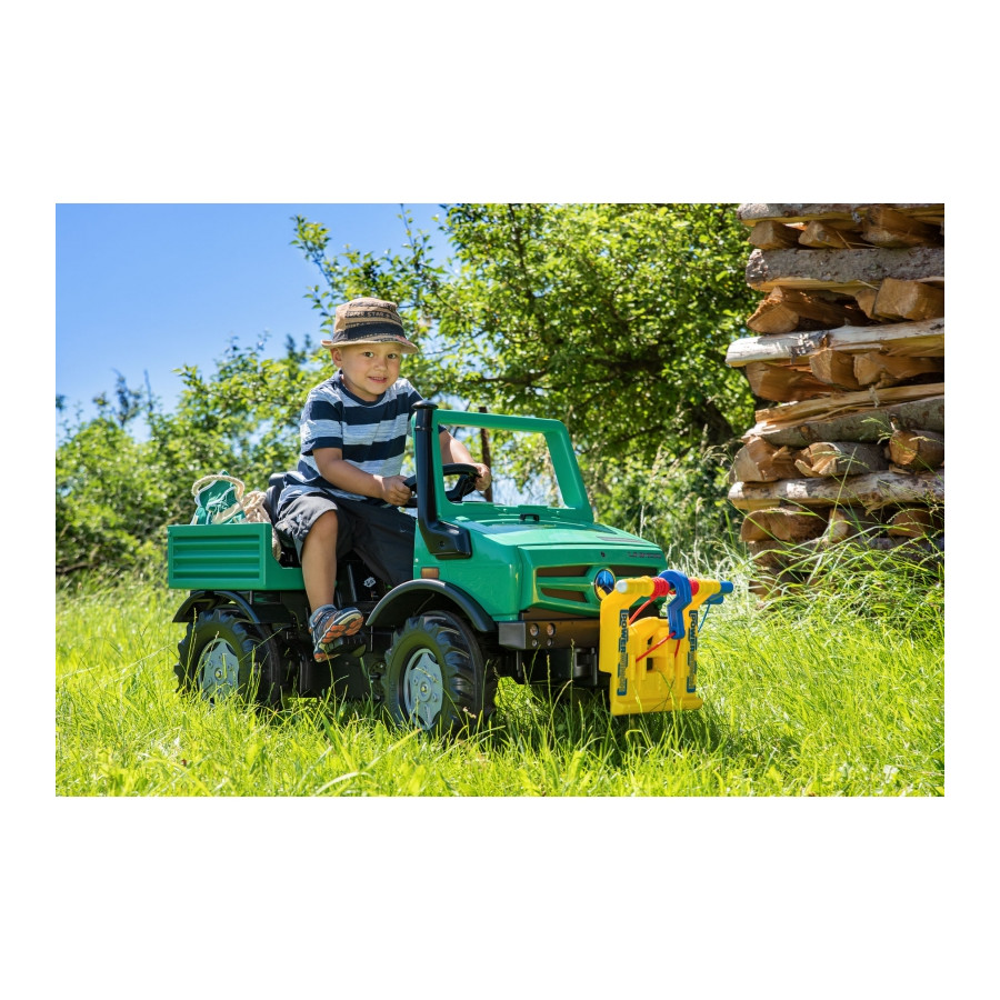 Ciężarówka z wyciągarką na pedały Mercedes-Benz Forst / Rolly Toys