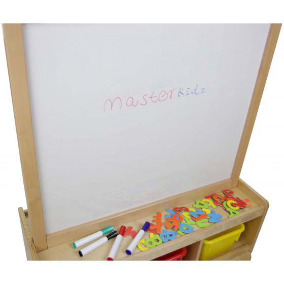 Dwustronna tablica kredowo-magnetyczna / Masterkidz