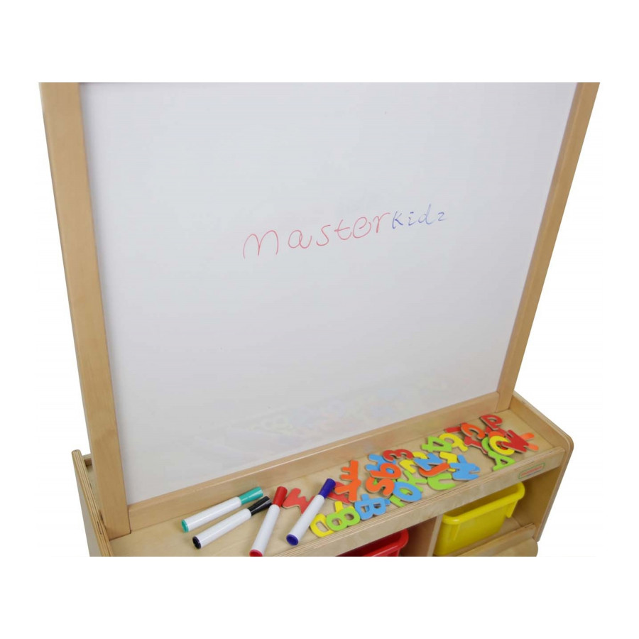 Dwustronna tablica kredowo-magnetyczna / Masterkidz