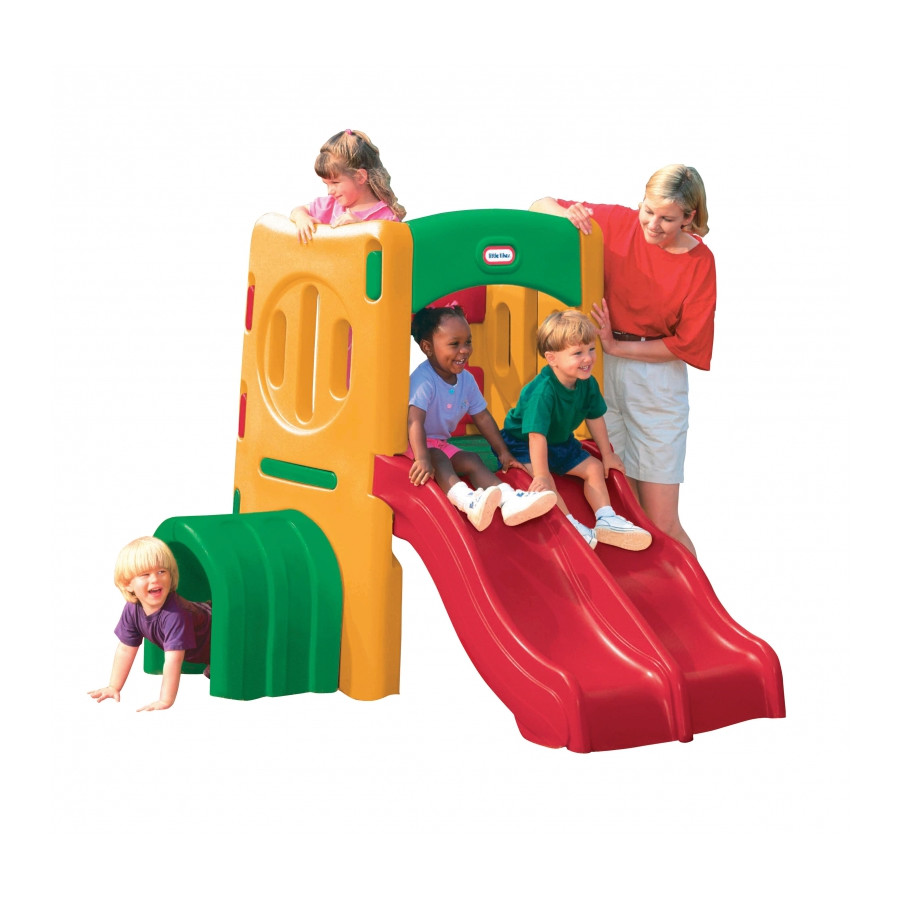 Plac zabaw Małpi gaj z podwójną zjeżdżalnią / Little Tikes