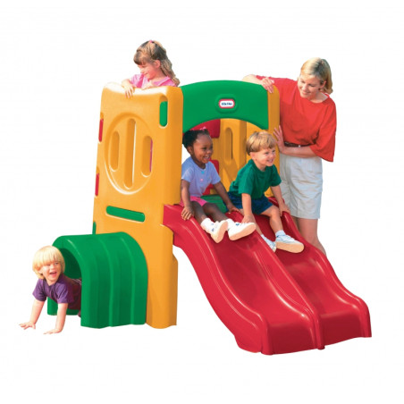 Plac zabaw Małpi gaj z podwójną zjeżdżalnią / Little Tikes