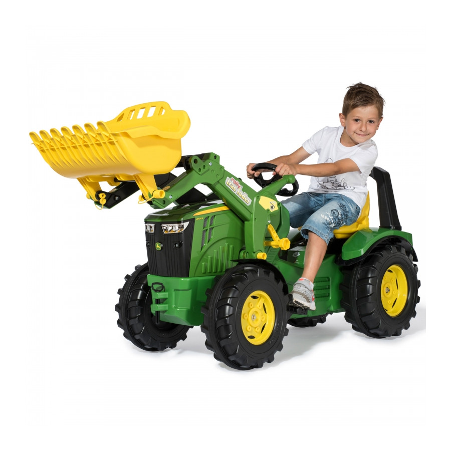 Traktor na pedały z łyżką Premium John Deere / Rolly Toys
