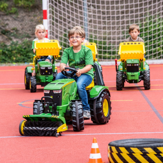 Traktor na pedały z łyżką Premium John Deere / Rolly Toys