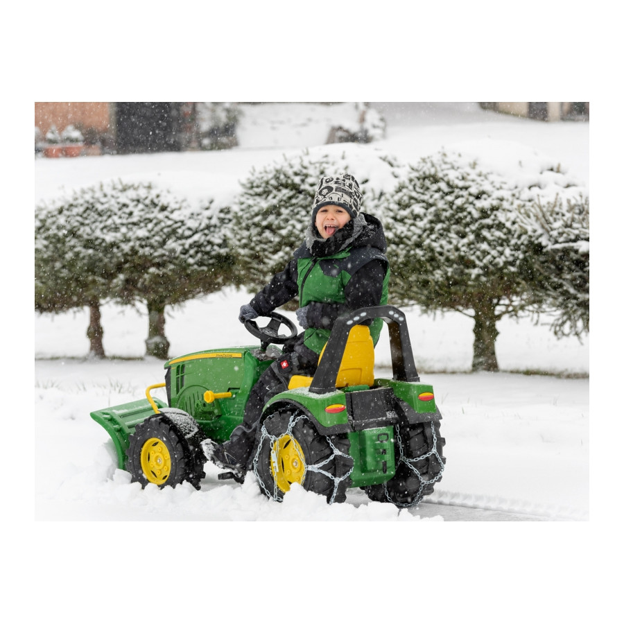 Traktor na pedały z łyżką Premium John Deere / Rolly Toys
